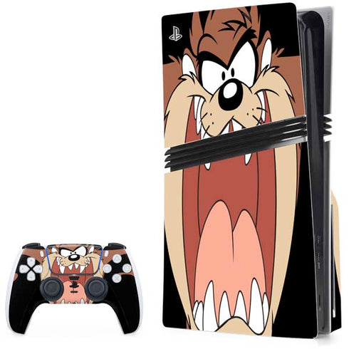 Looney Tunes Taz PS5 Pro Disk Bundle  Skin